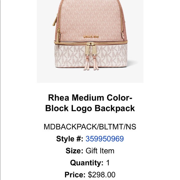 Michael Kors Backpack.